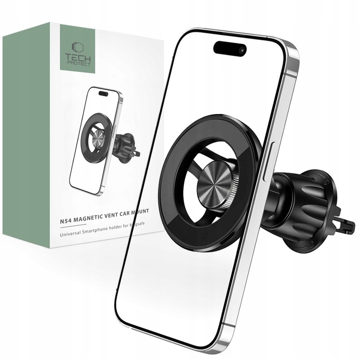 SOPORTE AUTO COCHE PARA MAGSAFE REJILLAS AL IPHONE / GALAXY - POTENTE 