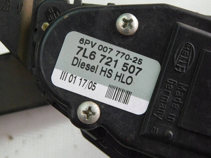 VW TOUAREG I 2.5TDI 05R PÉDALE GAZ POTENTIOMÈTRE
