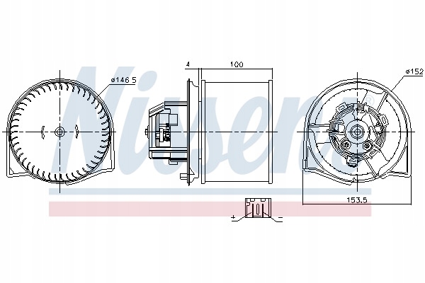 MOTEUR ÉLECTRIQUE NISSENS 87026 PL DYSTRYBUCJA