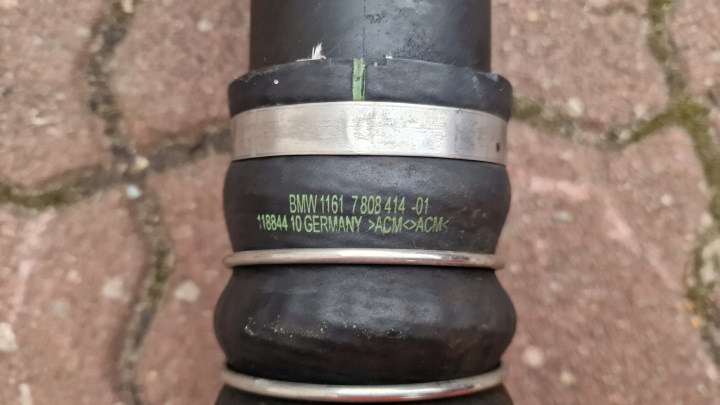 BMW E60 E61 LIFT 3.0 D FIL TUYAU TUYAU AIR ÉCHANGEUR D'AIR DE SURALIMENTATION 7808414