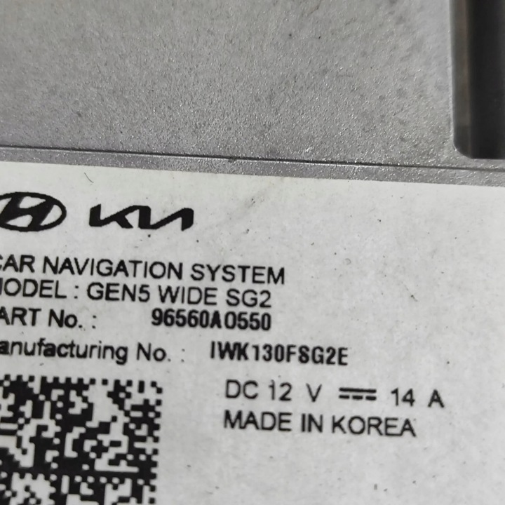 RADIO AVEC NAVIGATION KIA NIRO II 96560AO550 30372161 160KW 2023
