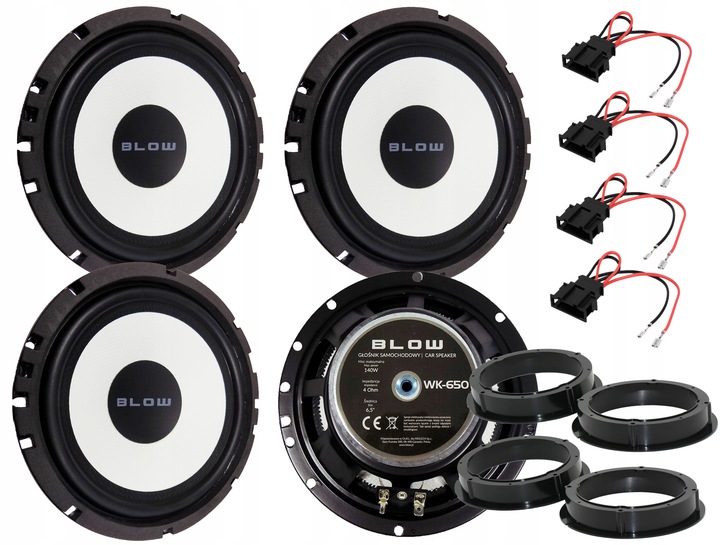 BLOW ALTAVOCES BASOWE SKODA FABIA RAPID SUPERB YETI VW SCIROCCO PARTE DELANTERA PARTE TRASERA 