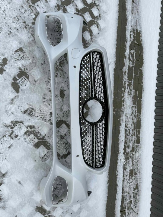 MERCEDES C-KLASA W205 PARE-CHOCS AVANT AVANT GRILLE BLANC POUSSOIR 6XPDC 2014-18R
