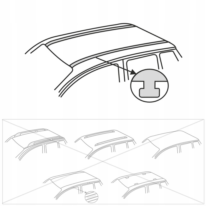 MALETERAL DE TECHAL PARA RENAULT ESPACE MK IV (03-14) AL 