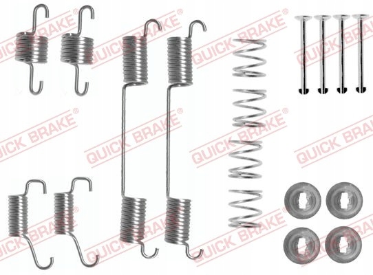 MUELLE ZAPATAS DE FRENADO LAND ROVER DEFENDER 90-16 QB105-0828 