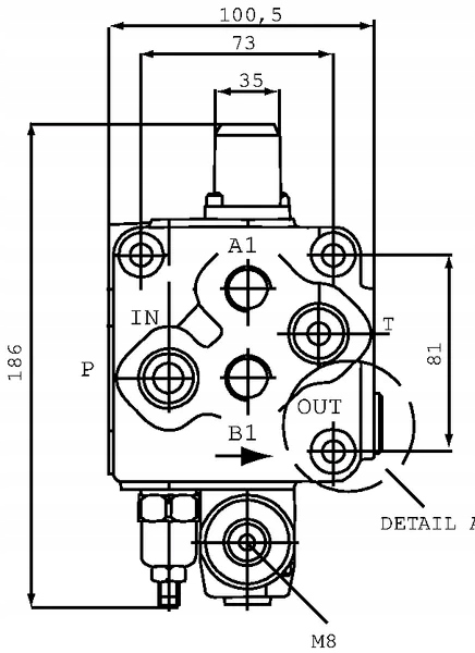 DISTRIBUTEUR HYDRAULIQUE SD5/1-18-AE/AET WALVOIL
