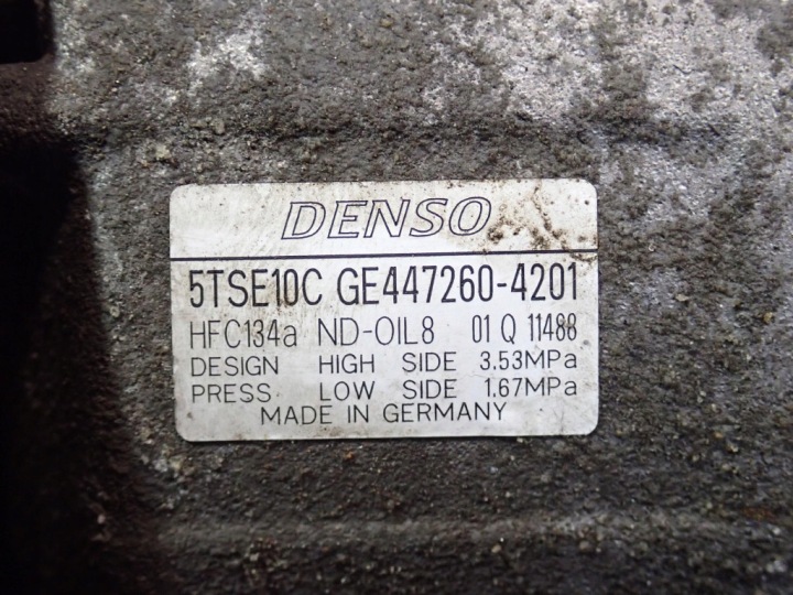 TOYOTA YARIS III 1,3 16V COMPRESSEUR COMPRESSEUR DE CLIMATISATION GE447260-4201
