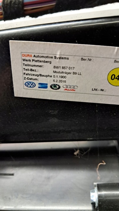 AUDI A4 B9 A5 8W CHAUFFAGE COMPLÈTE FAISCEAU DE CÂBLES CHÂSSIS 8W1820005 EUROPE