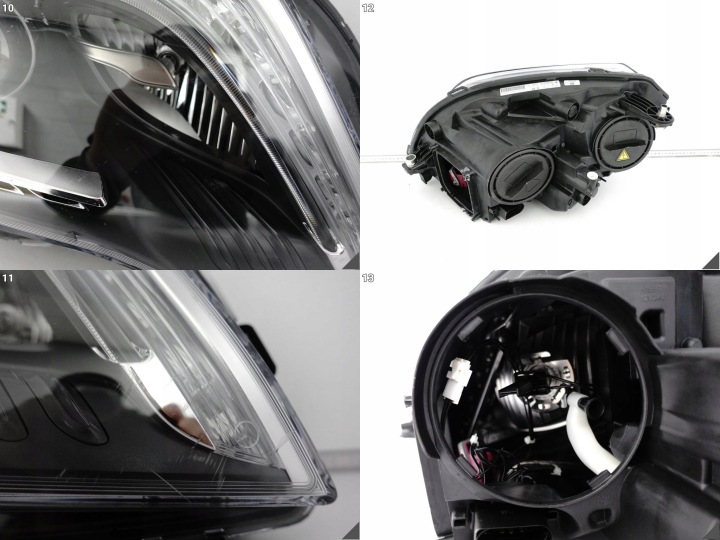 MERCEDES GLK X204 12-15 LIFT MOPF ILS XÉNON LED PHARE DROITE AVANT EUROPE