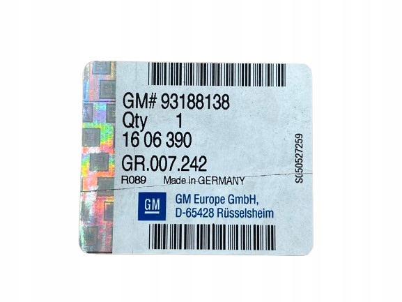 OPEL ASTRA G II CORSA C MERIVA A KIT DISTRIBUTION 1.7 DTI DI Y17DT 93188138