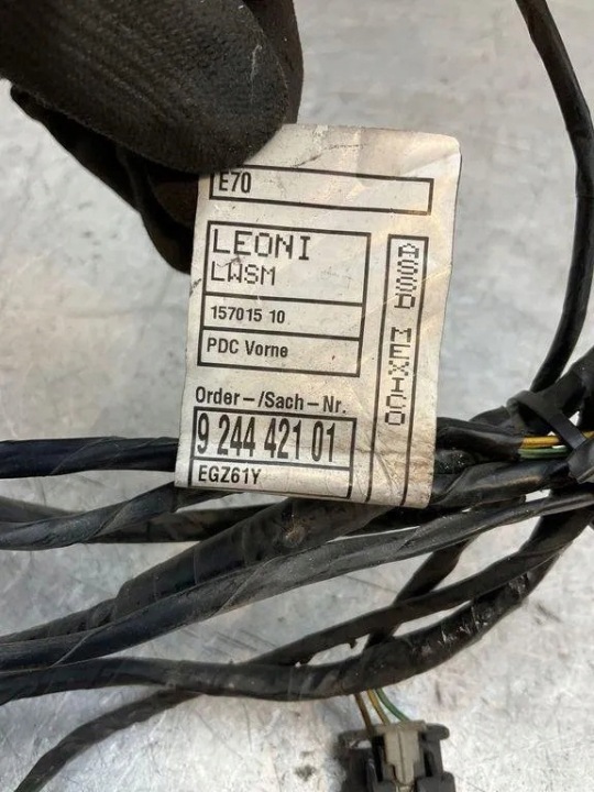 FAISCEAU DE CÂBLES AVANT CAPTEURS PDC BMW X5 (E70) EGZ61Y 3.0L GASOLINE 225KW 2011