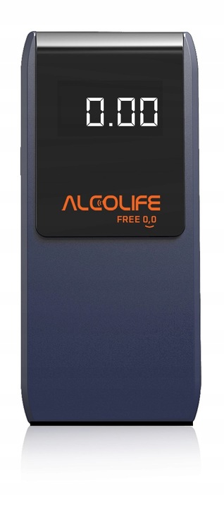 PRECYZYJNY ALCOHOLÍMETRO ELECTROQUÍMICO ALCOLIFE FREE CON KALIBRACJA + USTNIKI 