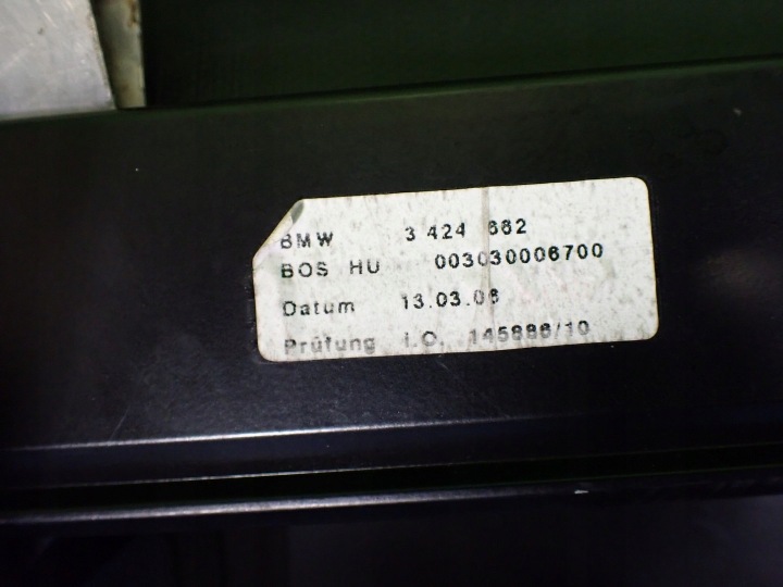 STORE COUVERCLES DE COFFRE BMW OE 3424662