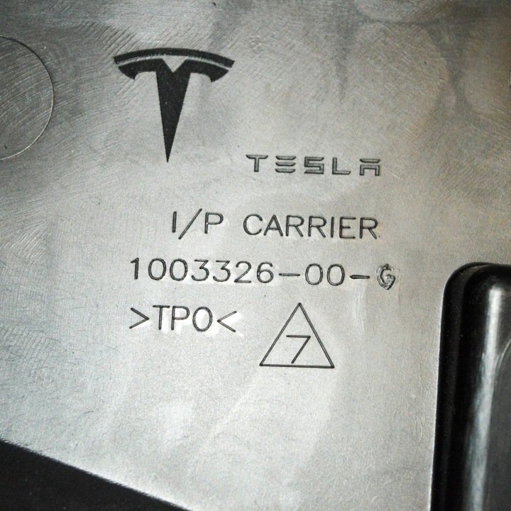 CHÂSSIS CONSOLES TESLA MODÈLE AVEC 100332600G 17146619 270KW 2013