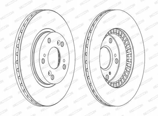 FERODO DISCOS DE FRENADO DDF1496C 