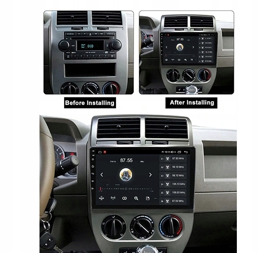 JEEP COMPASS 2006-2010 RADIO GPS CON ANDROIDEM 