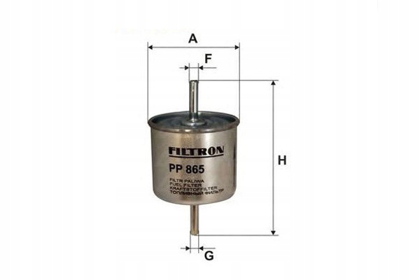 FILTRO COMBUSTIBLES FILTRON PP 865 