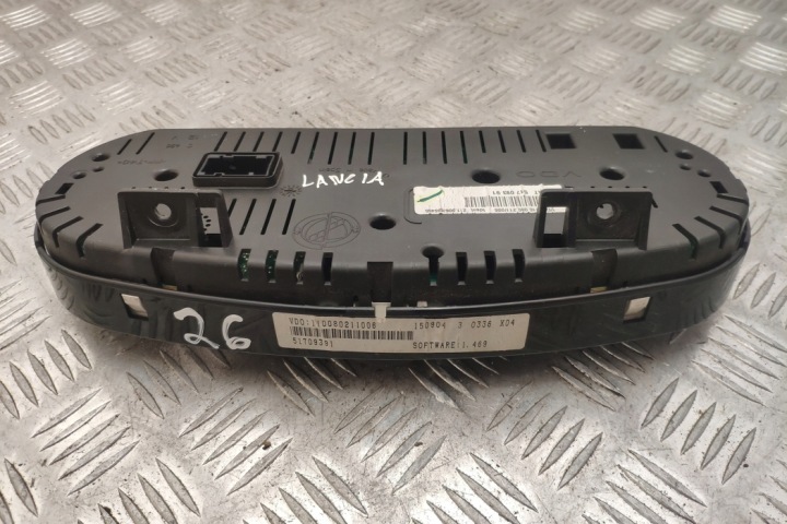 COMPTEUR LANCIA YPSILON (843_) 51709391 1.2L GASOLINE 44KW 2005