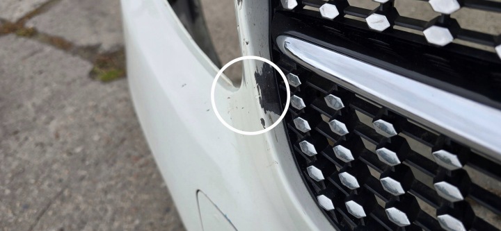 MERCEDES A-KLASA W176 A176 SUR RESTYLAGE RESTYLAGE 2015-2018 PARE-CHOCS AVANT