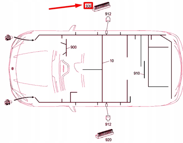 A0009820212 DISTRIBUTEUR ENERGII MERCEDES CLA C117
