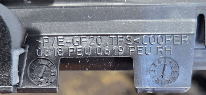 MOULURE VITRES EXTÉRIEUR AVANT DROITE OPEL ASTRA GAUCHE VI 9847335880 NEUF ORIGINAL