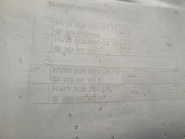 PARE-CHOCS AVANT AVANT VW VOLKSWAGEN CRAFTER I 2006-16