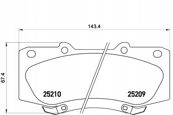 BREMBO DROIT 83 140 KIT PLAQUETTES FREINS FREINS DISQUE