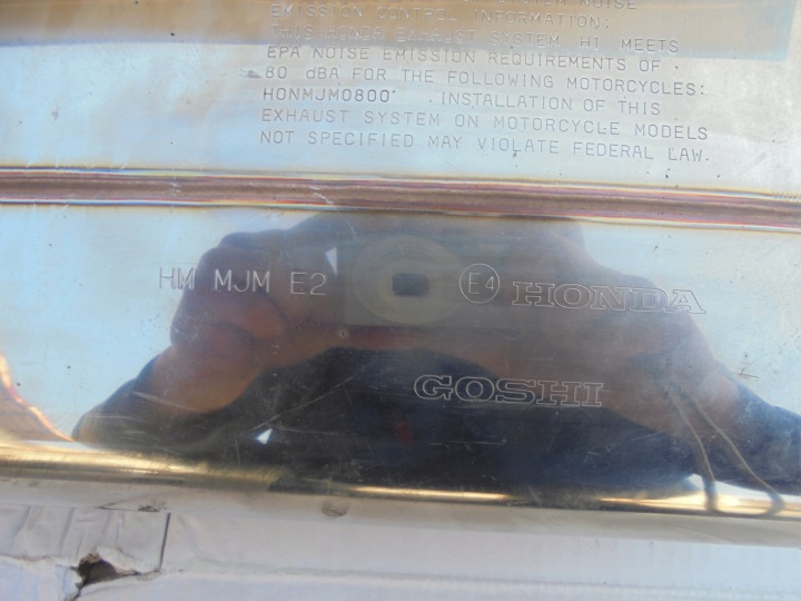 ÉCHAPPEMENT SILENCIEUX HONDA VFR800F VFR800X CROSRUNNER 17- HM-MJM-E2 SLASK