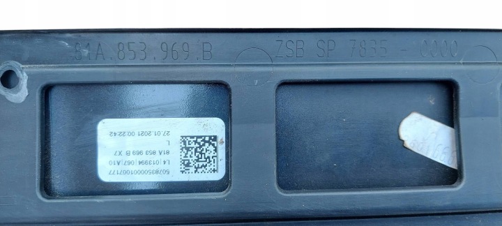 AUDI Q2 MOULURE PORTES GAUCHE ARRIÈRE 81A853969B