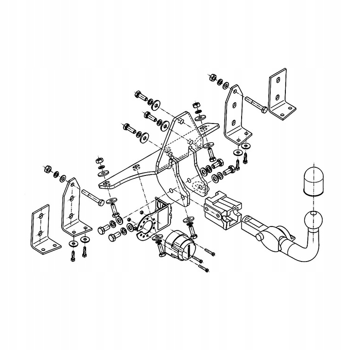 BARRA DE REMOLQUE GANCHO DE REMOLQUE WYPINANY NUEVO JUEGO DE CABLES PARA SAAB 9-5 YS3E UNIVERSAL 99-11 13 PIN 