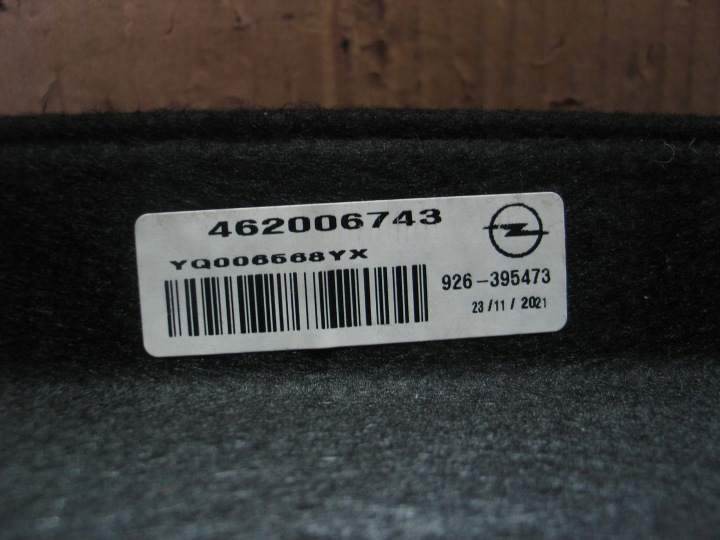 ÉTAGÈRE COUVERCLES DE COFFRE OPEL CROSSLAND CROSSLAND X 17-24R. 462006743 NOIRE