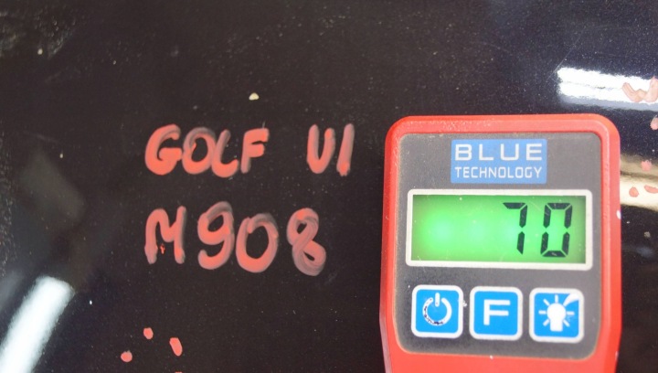 VW GOLF VI CAPOT COUVERCLE MOTEUR (M908)