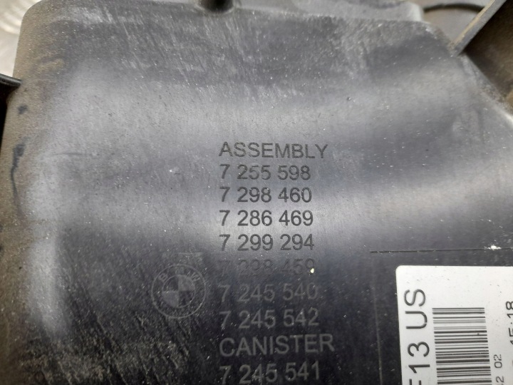 BMW 6 F12 F13 2012 FILTRE CARBONIQUE