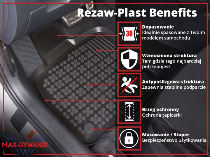 TAPIS DE SOL MAX-DYWANIK CAOUTCHOUC 203102 4 EL