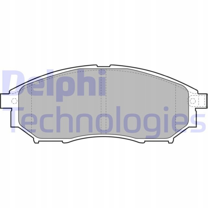 DELPHI LP2030 KIT PLAQUETTES FREINS FREINS DISQUE
