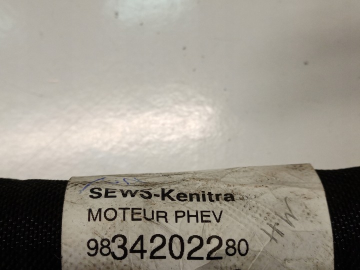 INSTALLATION ÉLECTRIQUE MOTEUR PEUGEOT 508 II 1.6 THP HYBRIDE 9834202280