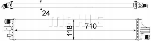 MAHLE CR 2163 000P RADIATEUR SYSTÈME REFROIDISSEMENT MOTEUR