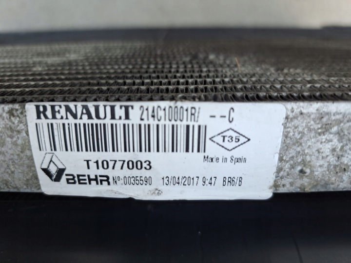 RADIATEUR VENTILATEUR ÉCHANGEUR AIR-AIR COURROIE AVANT RENAULT MASTER III 2.3 DCI
