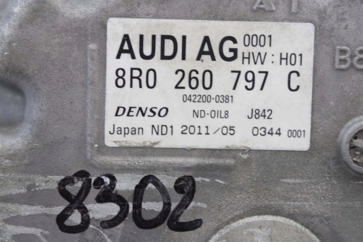 AUDI A8 Q5 POMPE COMPRESSEUR DE CLIMATISATION 8R0260797C COMPRESSEUR CLIMATISATION HYBRID 2