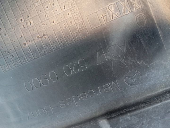 PLAQUE PROTECTION SOUS MOTEUR MERCEDES GLA W247 H247 PLAQUE A2475200900 ORIGINAL