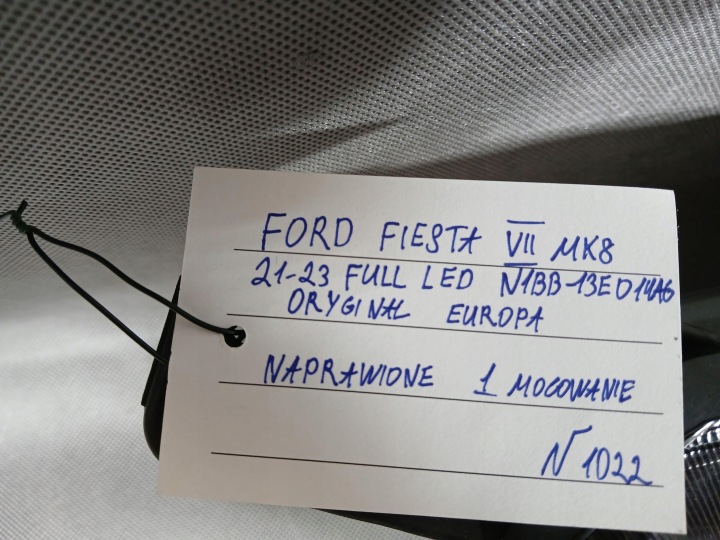 FORD FIESTA MK8 LIFT 21- PHARE AVANT AVANT DROITE COMPLET LED ORIGINAL