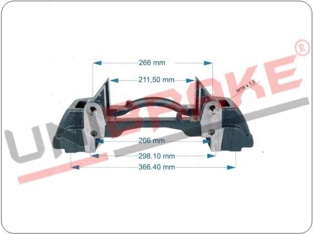 MOUNTING CALIPER HAM.BPW UNIBRAKE UNB5803 photo 2 - milautoparts-fr.ukrlive.com