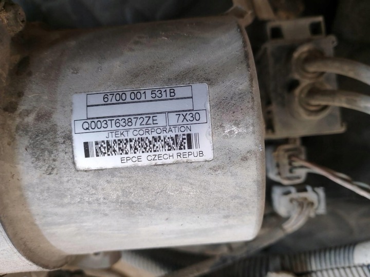 CRÉMAILLÈRE DE DIRECTION CAOUTCHOUC ÉLECTRIQUE PEUGEOT 207 SW Q003T63872ZE 1.4 VTI