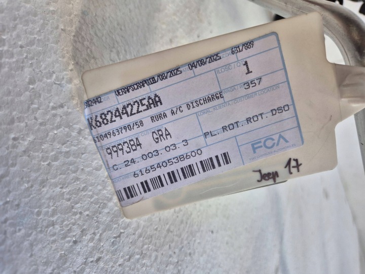 FIL CLIMATISATION 53327151 68244225AA JEEP COMPASS 1.4I 18-