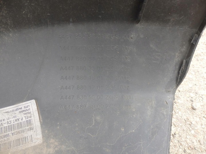 PARE-CHOCS AVANT MERCEDES V-KLASA W447 2018- LIFT