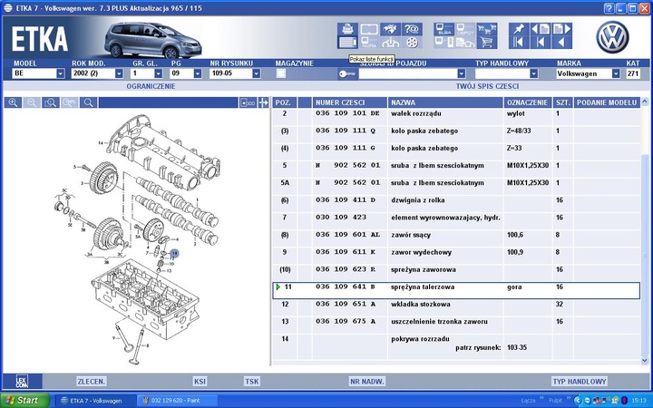 ALMOHADA VW GOLF 98- . SCIROCCO 09- 