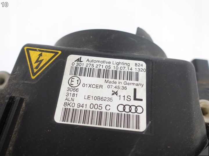 AUDI A4 S4 RS4 8K0 B8 LIFT 11-14 PHARE XÉNON LED NON RÉGULÉE GAUCHE AVANT