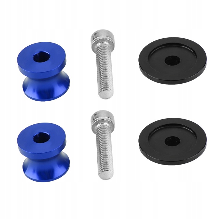 ROULEAUX BRAS DE SUSPENSION SOUS SUPPORT BLEU 2PCS MOTOCYCLETTE CNC