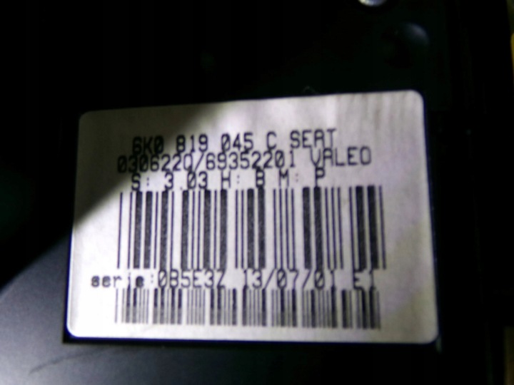 PANNEAU COMMANDE CONDUIT D'AIR SEAT IBIZA II 99-02 69352201 NR1258