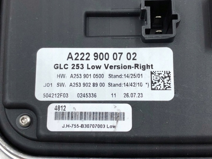 LED PHARE DROITE A2229000702 VERS MERCEDES ESSENCE GLC COUPÉ W253 C253 2016-